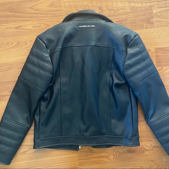 Manieredevoir Vegan Leather Jacket - Picture 9 of 9